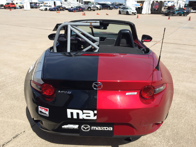 BFG had a neat display with this half Global Mx5 cup/half stock Miata